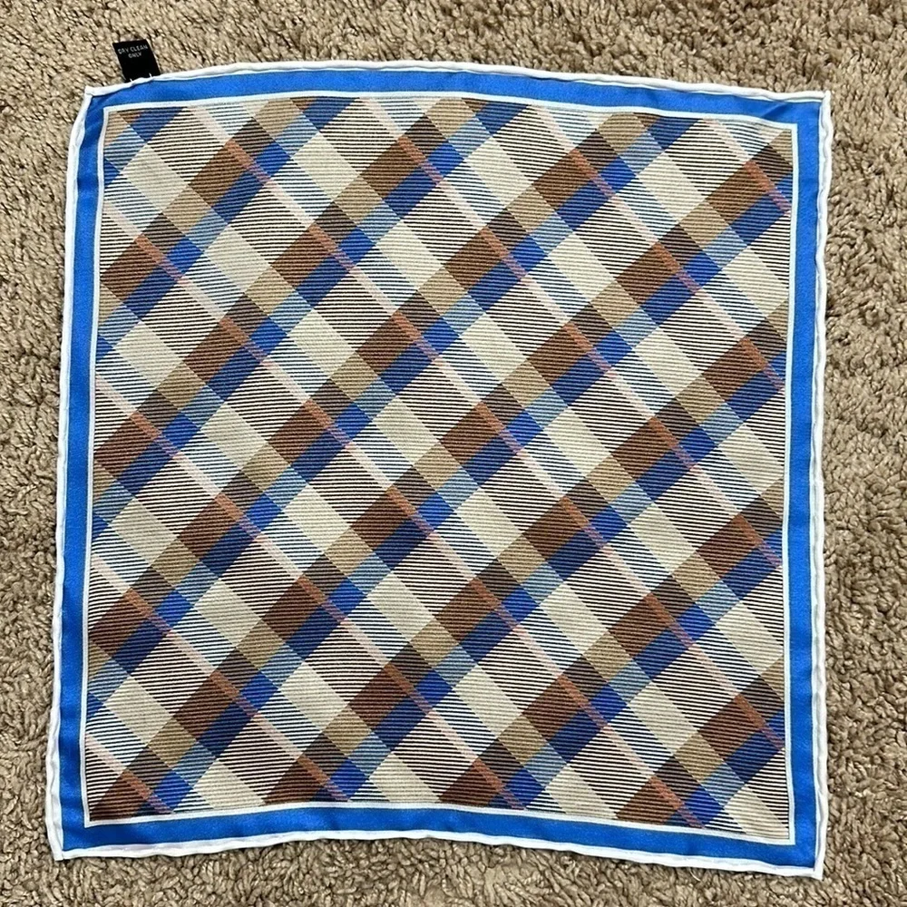 Men's Pure-Silk Pocket Square - Picture 2 of 5